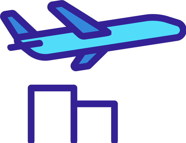 声音飞机飞过房屋图标图片下载