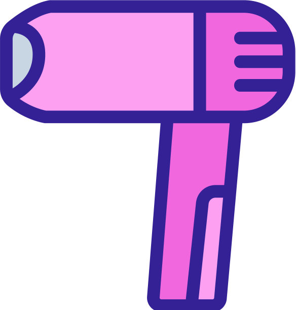 有保护喷嘴的吹风机，舒适图片下载