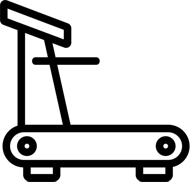 电动运行轨道与功能屏幕图标图片下载