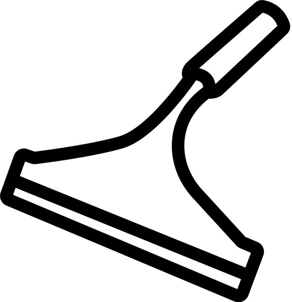 微纤维拖把图标轮廓图片下载