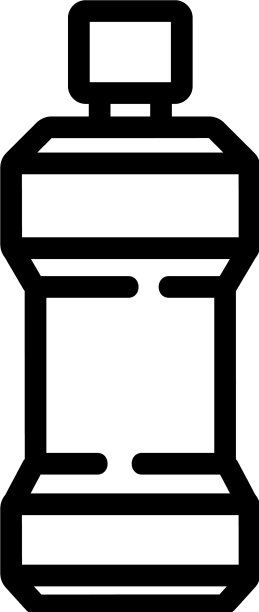 口服液瓶图标轮廓图片下载
