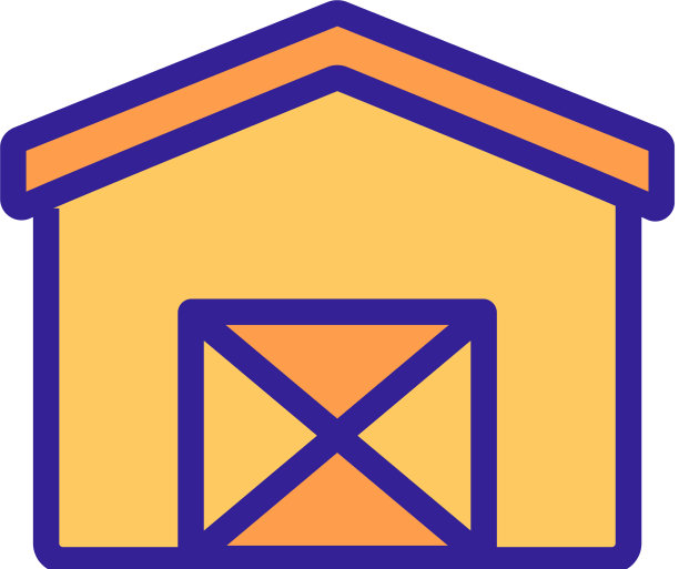 十字门棚图标轮廓图片下载