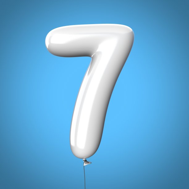 7号是用白色气球做的图片下载