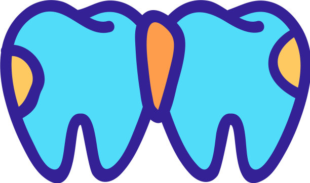 缺少健康牙齿生长的空间图片下载