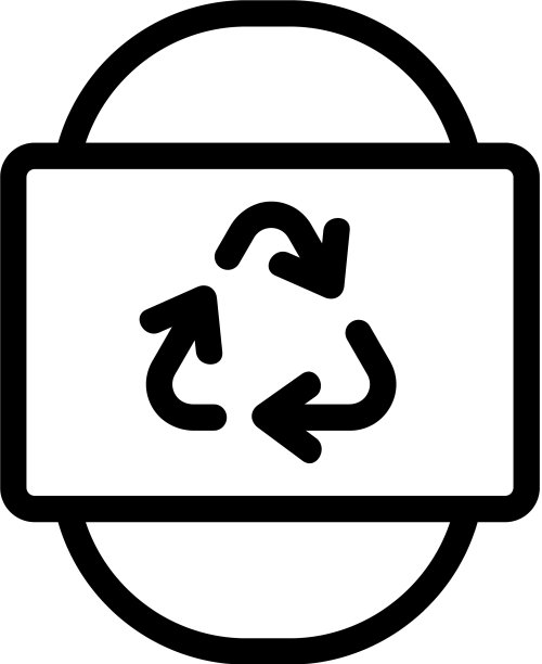 回收全球好图标大纲图片下载