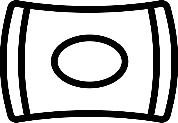 干湿巾图标轮廓图片下载