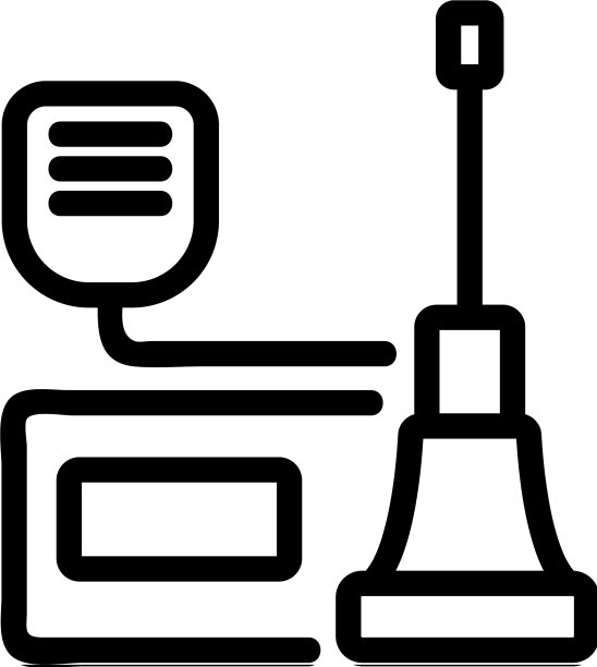 带有信号塔图标的对讲机设备图片下载