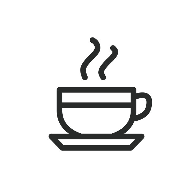 咖啡杯图标矢量标志插图图片下载