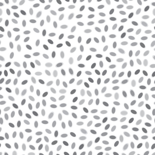 奇亚籽布丁无缝图案。营养背景。黑白现实矢量插图。富含欧米茄的有机健康早餐图片下载