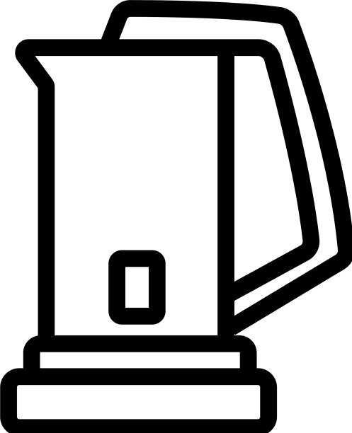 水壶鞭打锅图标轮廓图片下载