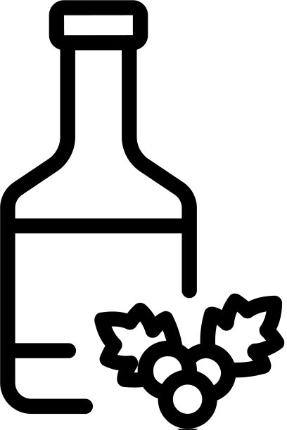 瓶山楂汁图标轮廓图片下载