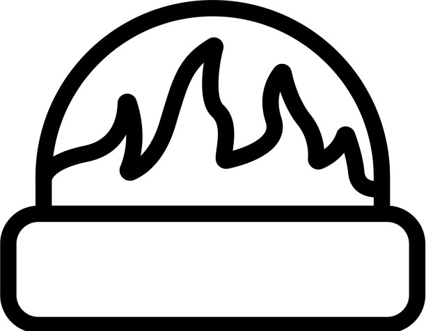 帽子与标签图标轮廓图片下载