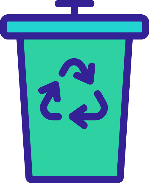 零废木扇贝图标轮廓图片下载