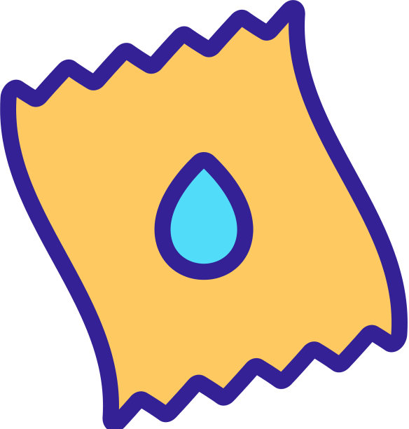 片湿擦图标轮廓图片下载