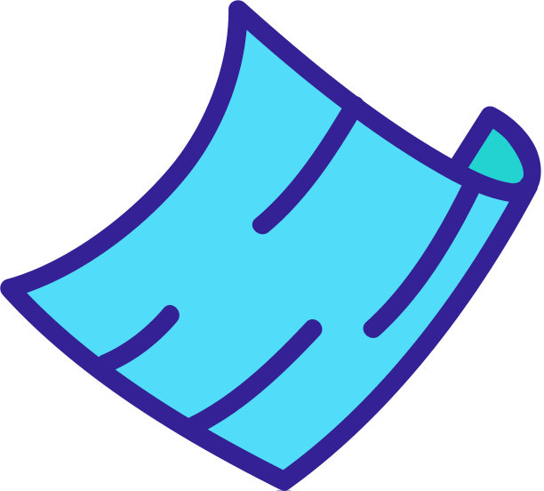 方形清洁餐巾图标轮廓图片下载