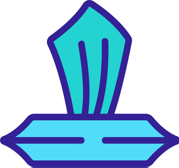 包与拉伸餐巾侧视图图标图片下载