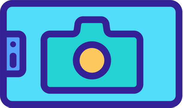 自拍相机图标轮廓图片下载