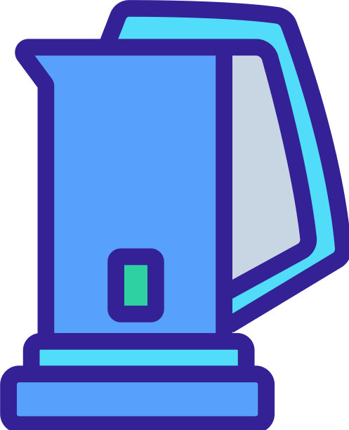 水壶鞭打锅图标轮廓图片下载