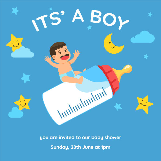 婴儿骑着奶瓶像火箭一样图片下载