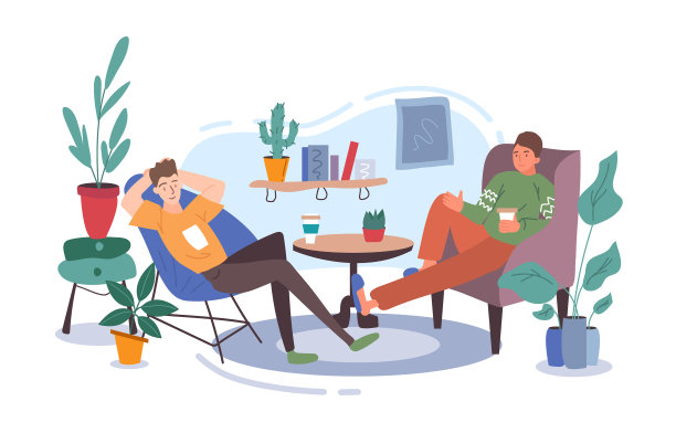 两个朋友，学生，工人或同事图片下载