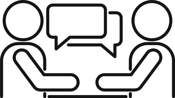 专家聊天图标轮廓风格图片下载