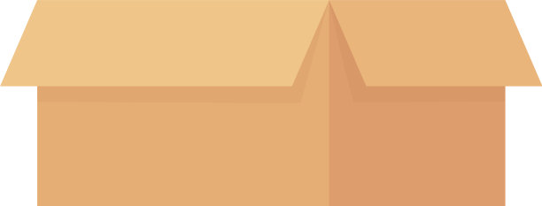 开放式纸箱存储孤立图标设计图片下载