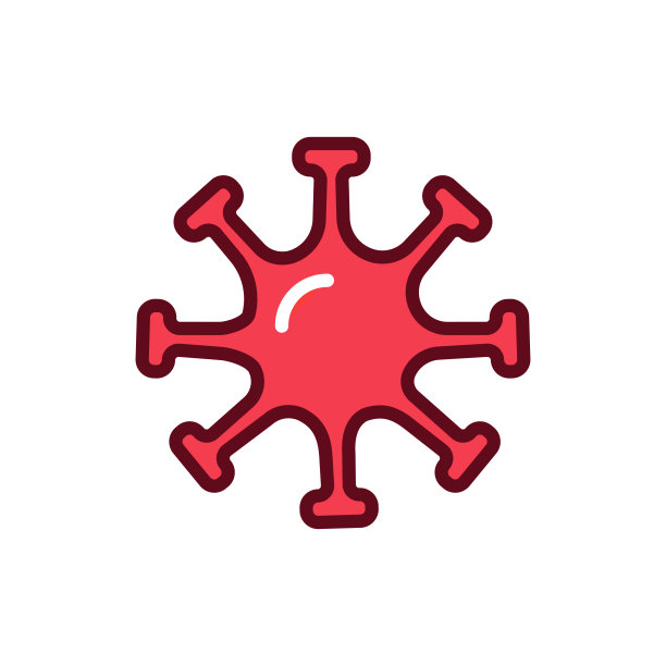 微生物颜色线图标。矢量插图。大纲象形图图片下载