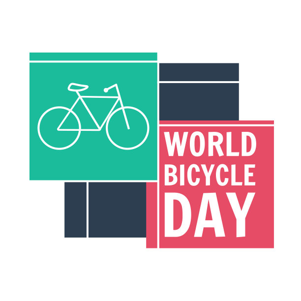 6月3日世界自行车日假日概念图片下载