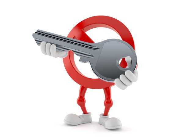 禁止字符持有门钥匙图片下载