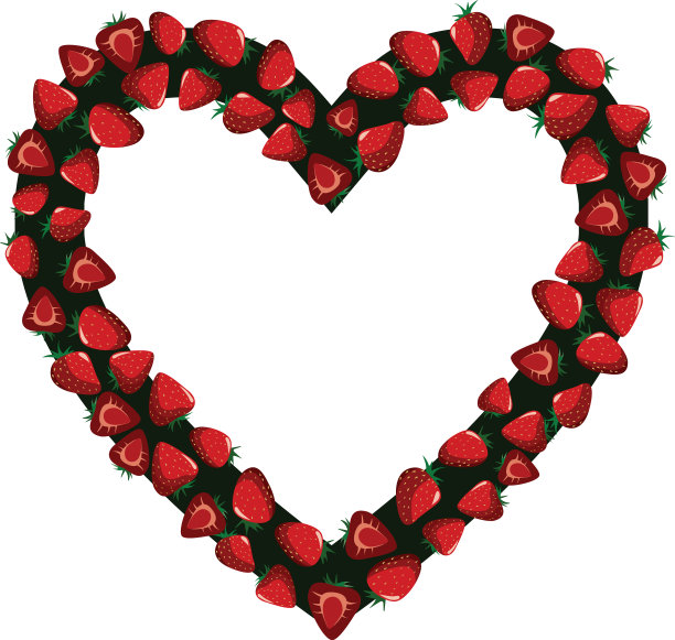 多汁的红色夏天，性感，新鲜，美味的草莓图片下载