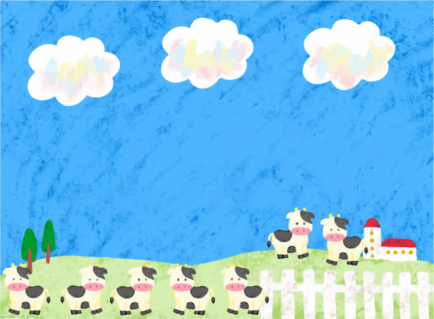 牛和牧场图片下载