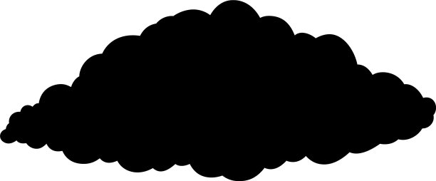 黑色日本云图片下载