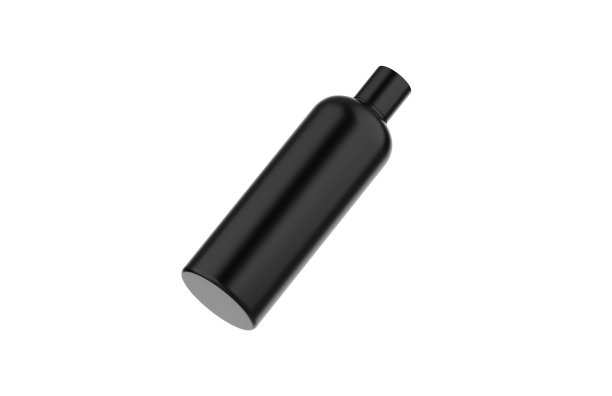 黑色化妆品瓶模型霜，肥皂，泡沫，洗发水，乳液，凝胶。化妆品上孤立的白色背景，3d插图图片下载