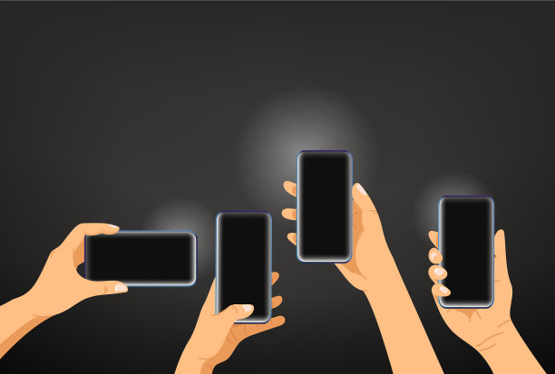 手与现代智能手机的照片图片下载