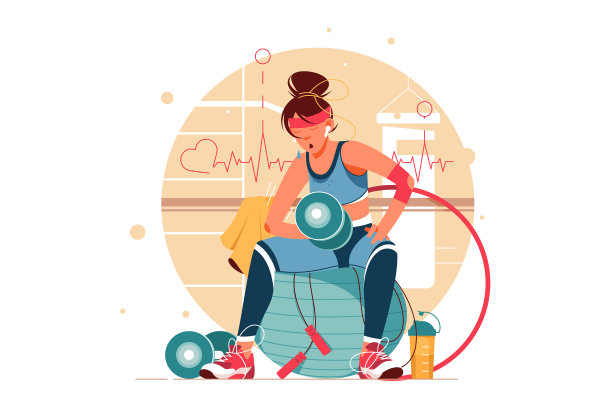 女子健身训练图片下载