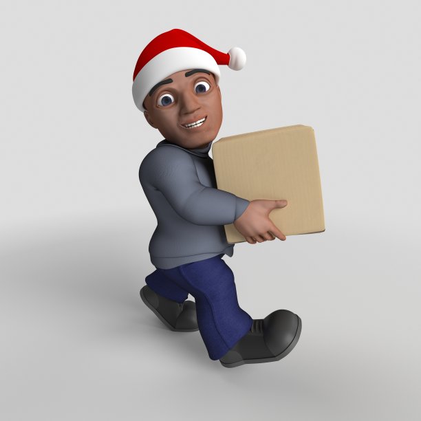 3D卡通休闲人物图片下载