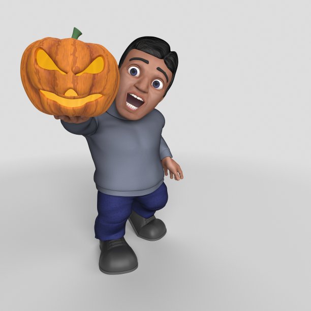 3D卡通休闲角色图片下载