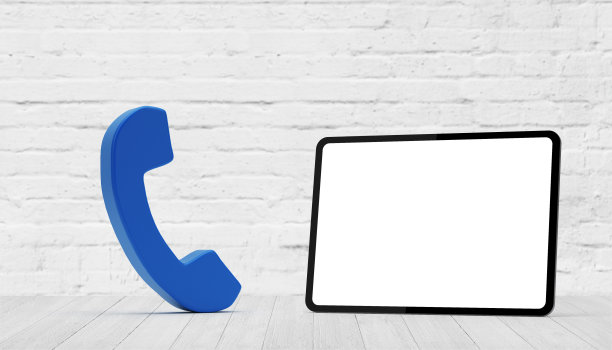 商务联系图标符号为互联网与明确的平板作为模板图片下载