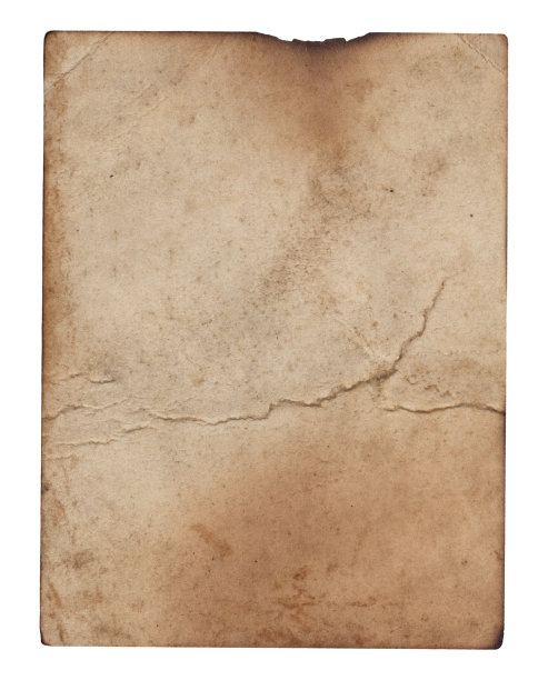 古老的纹理复古纸烧伤边缘，污渍和划痕的背景图片下载