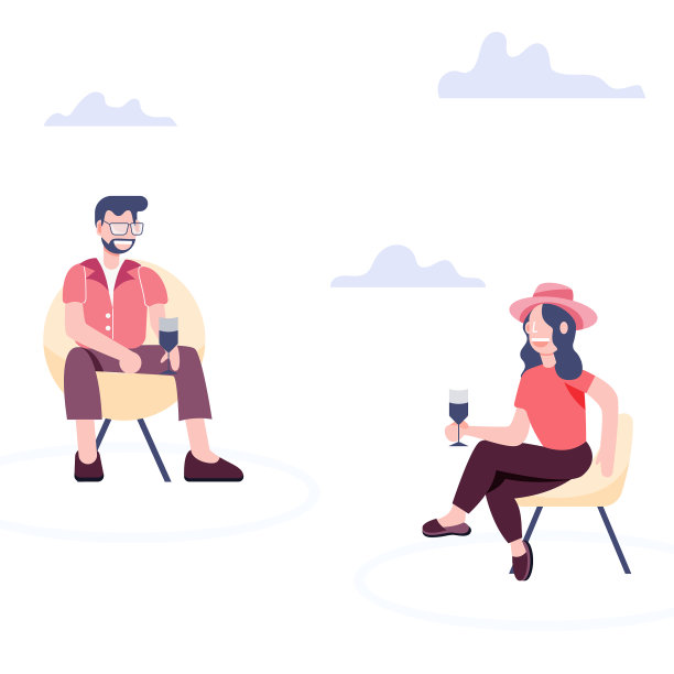 新常态的物理距离概念男人和图片下载