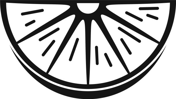 柠檬片图标简约风格图片下载