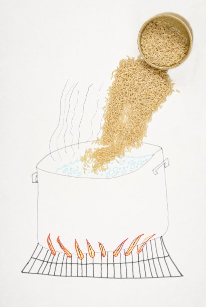 煮糙米图片下载