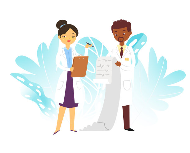 医院里有男医生和女医生图片下载