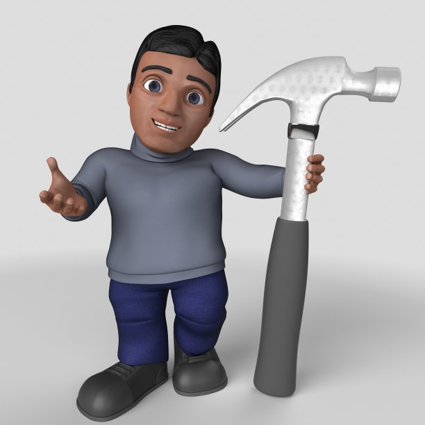 3D卡通休闲角色图片下载