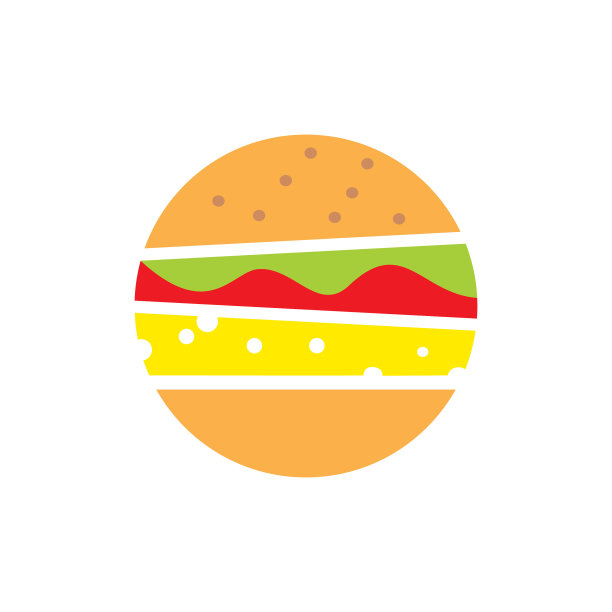 汉堡图标标识图片下载