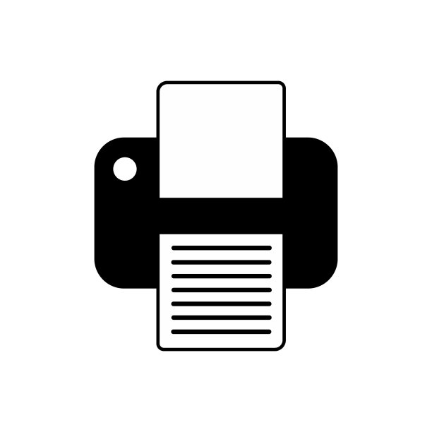 打印机矢量图标图片下载