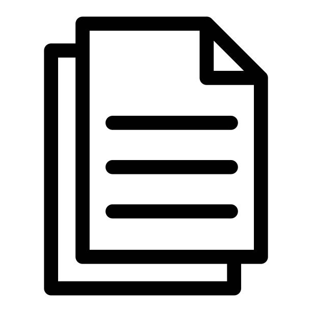 线条风格文档图标图片下载