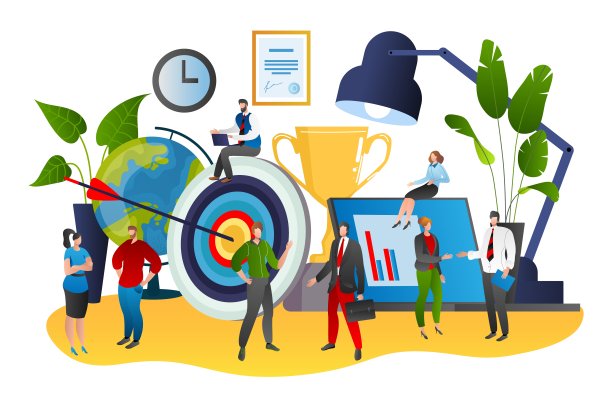 办公室沟通理念，人的商务团队合作矢量插画。团队工作会议餐桌，工作小组男女性格图片下载