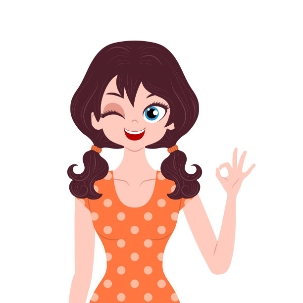 年轻女性角色图片下载