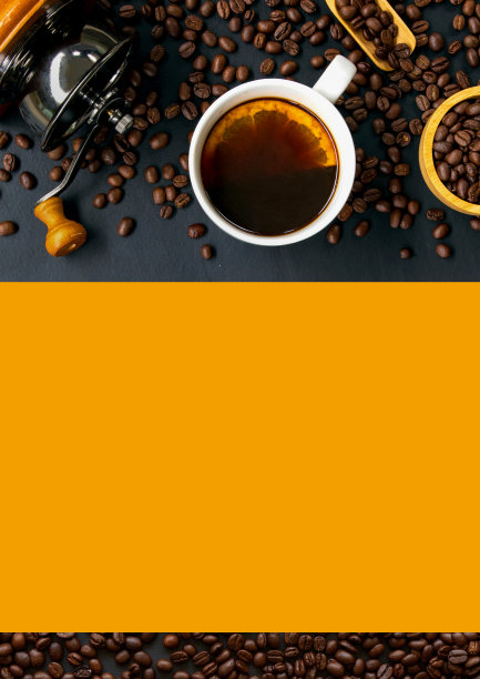 咖啡的背景。空间的文本图片下载
